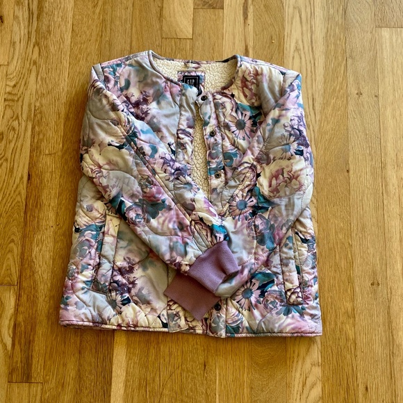 Purple Floral Jacket - Picture 1 of 3